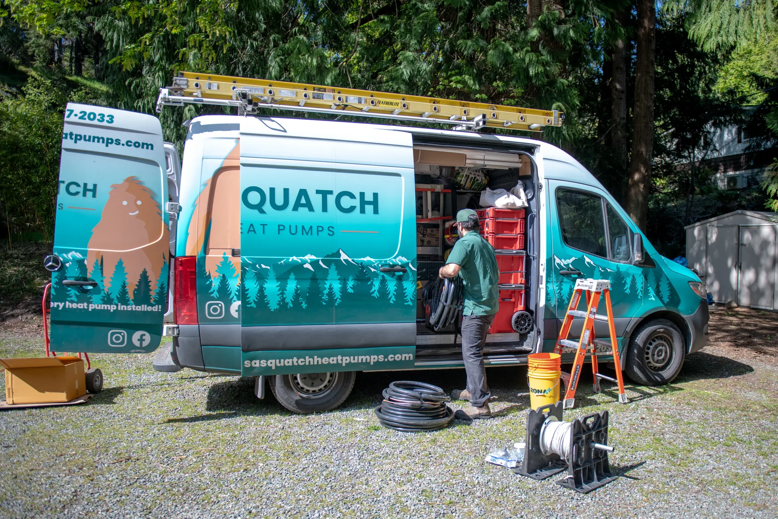 Vancouver Island home in Greater Victoria served by Sasquatch Heat Pumps
