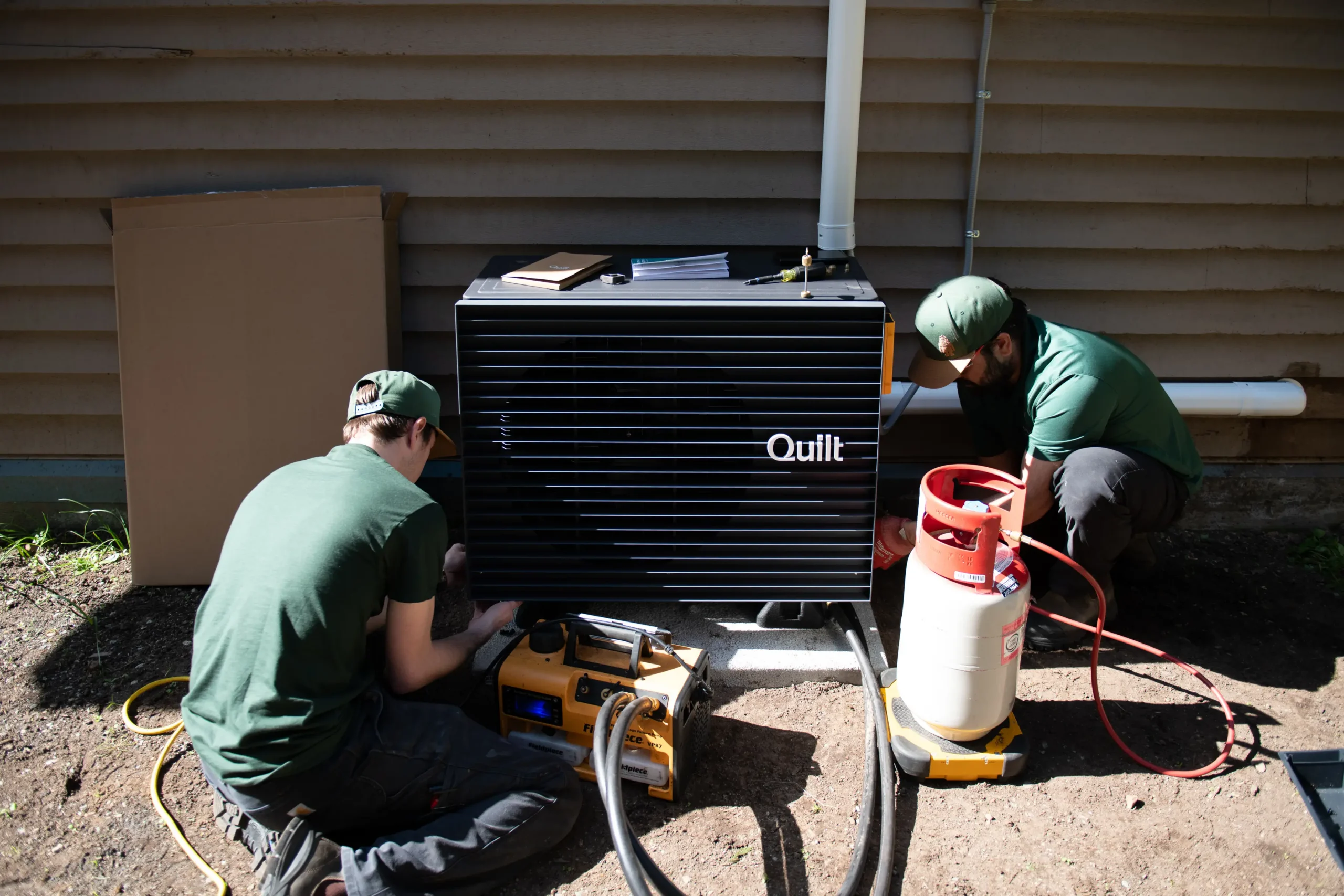 Moovair heat pump install on a Nanaimo home by Sasquatch Heat Pumps