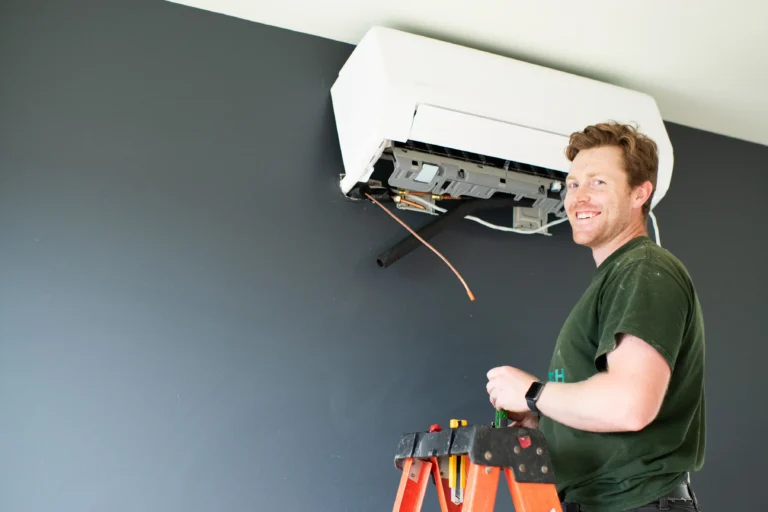 Moovair indoor heat pump head installed by Sasquatch on a Vancouver Island home