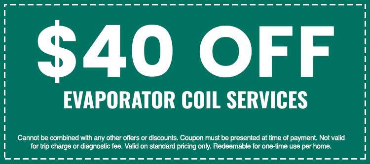 Discount on Evaporator Coil Services