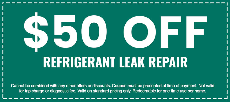 Discount on Refrigerant Leak Repair