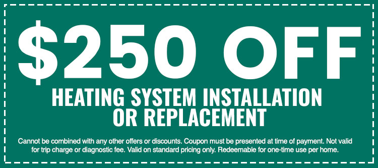 Discount on Heating System Installation or Replacement