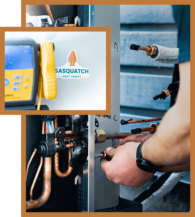 Technician Working - Sasquatch Heat Pumps